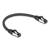 Delock RJ45 hálózati kábel Cat.8.1 S/FTP 0,25 m fekete