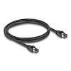 Delock RJ45 hálózati kábel Cat.8.1 S/FTP 1 m akár 40 Gbps fekete
