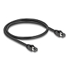 Delock RJ45 hálózati kábel Cat.8.1 S/FTP 50 cm akár 40 Gbps fekete