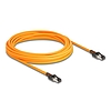 Delock RJ45 hálózati kábel USB Type-C porttal megtalálási, önazonosítási funkcióval Cat.6A S/FTP 7,5 m narancssárga