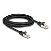 Delock RJ50 kábel apa - RJ50 apa S/FTP 3 m fekete