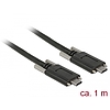 Delock SuperSpeed USB 10 Gbps (USB 3.1 Gen 2) kábel USB Type-C apa csatlakozó > USB Type-C apa csa (83720)