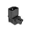 Delock Tápadapter IEC 60320 - C14 - C5, apa / anya, 2,5 A, 90 -ban hajlított