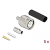Delock TNC apa RG-174 / RG-316 krimpelésére illeszkedő süllyesztő csővel
