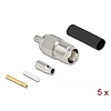 Delock TNC Buchse RG-174 / RG-316 krimpelésére illeszkedő süllyesztő csővel
