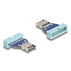 Delock USB 10 Gbps átalakító, tűfejes csatlakozó USB E-típusú belső A kulcs csatlakozó