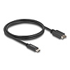 Delock USB 10 Gbps kábel E-típusú A kulcsos USB 20 tűs apa USB Type-C apa 1 m