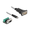 Delock USB 2.0 A-típusú adapter 1 x soros RS-422/485 apa 6 tűs terminal blockkal 5 V 2 m