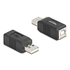 Delock USB 2.0 adapter A-típusú USB apa B-típusú USB anya