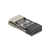 Delock USB 2.0 Adapter tűfejes anya külső E-típusú, A kulcs USB anya