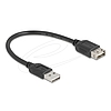 Delock USB 2.0 hosszabbítókábel EASY USB Type-A apa - EASY USB Type-A anya 0,2 m
