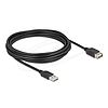 Delock USB 2.0 hosszabbítókábel EASY USB Type-A apa - EASY USB Type-A anya 5 m