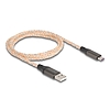Delock USB 2.0 kábel A-típus - USB Type-C RGB jelzéssel 1 m