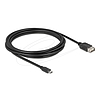 Delock USB 2.0 kábel EASY USB Type Micro apa - EASY USB Type-A anya 3 m