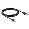 Delock USB 2.0 kábel USB Type-B apa - EASY USB Type-A anya 3 m