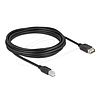 Delock USB 2.0 kábel USB Type-B apa - EASY USB Type-A anya 5 m