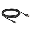 Delock USB 2.0 kábel USB Type-C apa EASY USB Type-A anya, 5 m