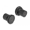 Delock USB 2.0 Micro-B-típusú USB 2.0 Micro-B-típusú beépített csatlakozóval fekete