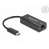 Delock USB 2.0 Type-C adapter 10/100 Mbps LAN-hoz