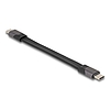 Delock USB 40 Gbps FPC lapos csík kábel USB Type-C - USB Type-C 15 cm PD 3.0 100 W E-Marker (80099)