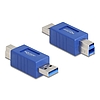 Delock USB 5 Gbps adapter A-típusú USB apa B-típusú USB apa (elforgatott elrendezés)