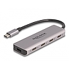 Delock USB 5 Gbps Tetején 4 USB porttal rendelkező USB Type-C hub USB Type-C csatlakoztatóval