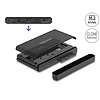 Delock USB Type-C átalakító 1 db. M.2 NVMe SSD + 1 db. SATA SSD / HDD klón funkcióval (64190)