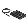 Delock USB Type-C -billentyűzet 19 billentyűvel (fekete)