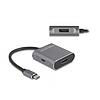Delock USB Type-C elosztó (DP Alt Mode) - 1 x HDMI + 1 x DisplayPort MST USB Type-C PD-vel