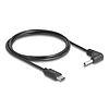 Delock USB Type-C tápkábel - DC 3,5 x 1,35 mm méretű apa hajlított 1,5 m
