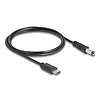 Delock USB Type-C tápkábel - DC 5,5 x 2,1 mm méretű apa 1 m