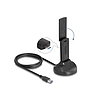 Delock Wi-Fi 6E duális Band WLAN USB adapter AX5400 (2 x 2402 + 574 Mbps)