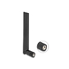 Delock WiFi 6E antenna SMA-dugó 3 dBi irányított, csuklós csatlakozó, fekete