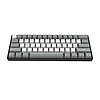 Delux KM33 Vezeték nélküli mechanikus ANGOL billentyűzet BT RGB, szürke&fehér (KM33 grey)