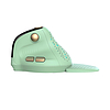 Delux M618XSD vezeték nélküli vertikális, ergonomikus egér BT+2.4G RGB menta (M618XSD (green))