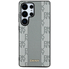 DKNY bőr kockás mintás MagSafe tok Samsung Galaxy S25 Ultra készülékhez, szürke