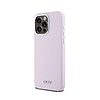DKNY folyékony szilikon kis fém logó MagSafe - iPhone 14 Pro Max tok rózsaszín (DKHMP14XSMCHLP)