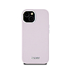DKNY folyékony szilikon kis fém logó MagSafe - iPhone 15 / 14 / 13 tok rózsaszín (DKHMP15SSMCHLP)