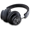 DKNY kockás minta - Vezeték nélküli, fülre helyezhető Bluetooth fejhallgató V5.3 fekete (DKBHM2PCSHLK)