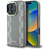 DKNY kockás mintás Magsafe iPhone 16 Pro tok - bézs