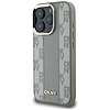 DKNY kockás mintás Magsafe iPhone 16 Pro tok - bézs