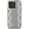 DKNY kockás mintás Magsafe iPhone 16 Pro tok - bézs