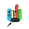 Dobe kerek Joy-Con töltőállomás Nintendo Switch fekete (TNS-1882) készülékhez