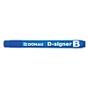 Donau D-signer táblamarker B kék 2-4 mm kerek hegy