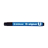 Donau D-signer-U alkoholos marker fekete, kerek hegy 2-4mm
