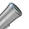 Dudao 3.4A okos autós töltő 2x USB ezüst (R6S ezüst)