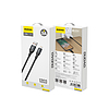 Dudao 3A 30W L3SL USB-A - Lightning kábel 1.2m fonott - fekete