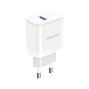 Dudao A20EU USB-A 18W hálózati töltő - fehér + USB-A - USB-C kábel