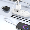 Dudao A26T GaN 25W USB-A, USB-C töltő - fehér