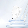 Dudao A27P 30W PD GaN USB-C fali töltő - fehér